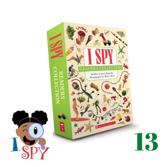 I Spy Reading Collection (13 books) for beginner readers, box set