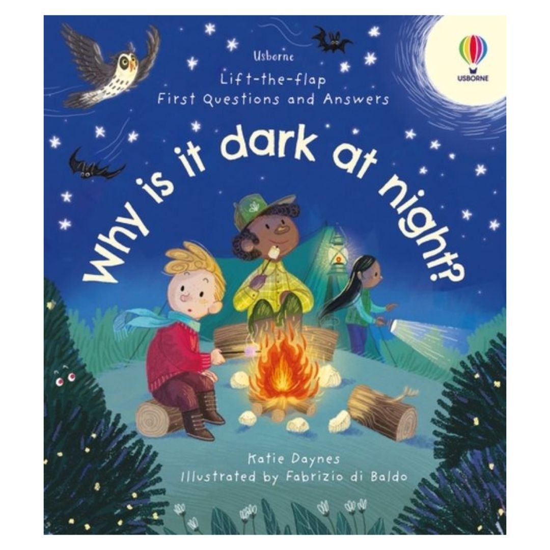 Usborne Lift-the-Flap First Questions and Answers: Why is it Dark at Night? (Board book)