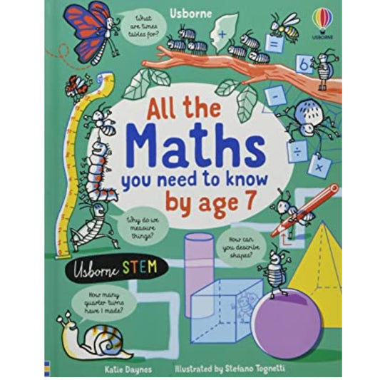 Usborne All the Maths You Need to Know by Age 7 (All You Need to Know by Age 7) brand new Hardcover, with SLIGHT DENTS on book cover