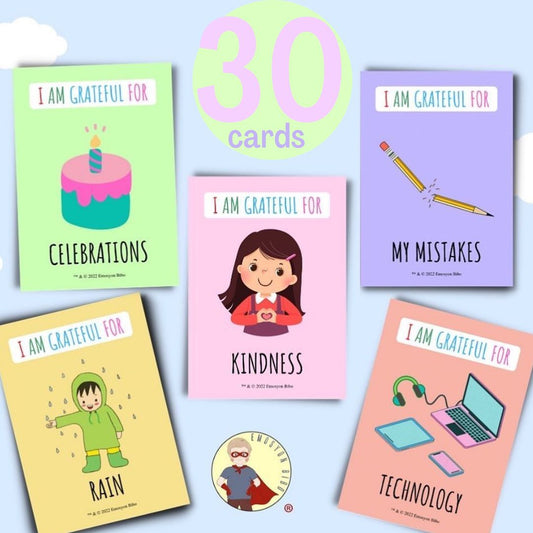 Today I Choose to be Grateful | Gratitude card set