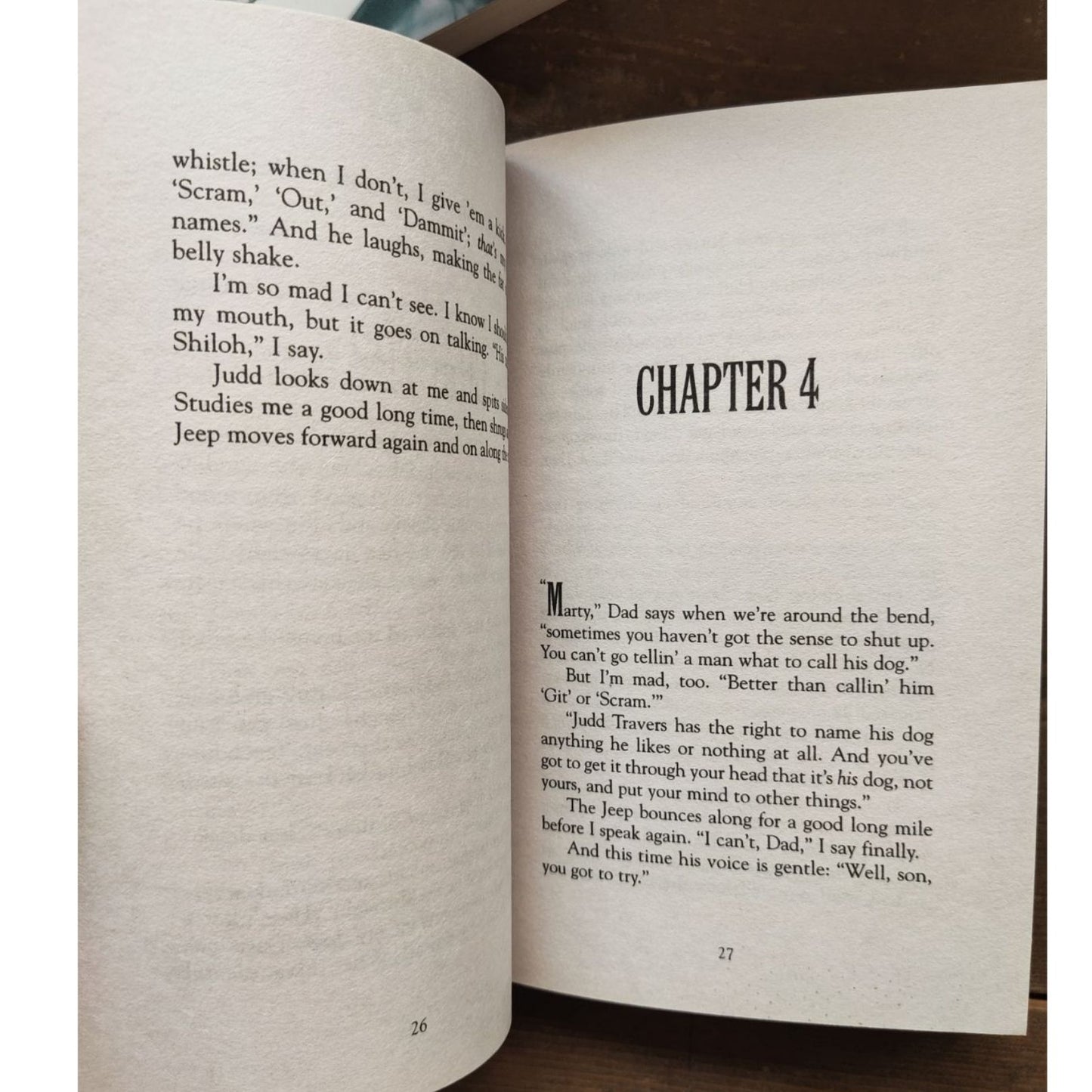 Shiloh (softcover) chapter book