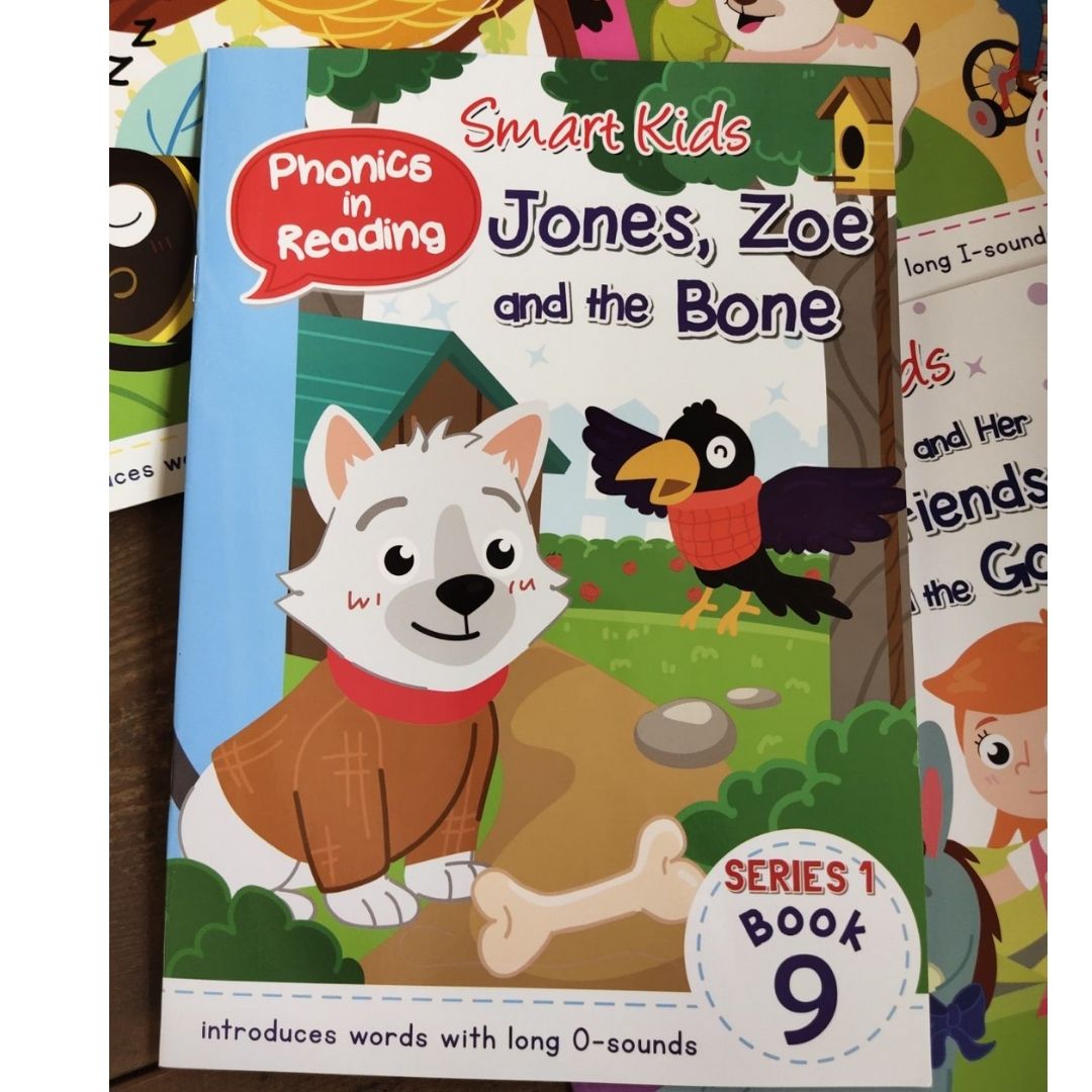 PHONICS IN READING (5 books) Max and Pals (story + workbook) LONG VOWELS