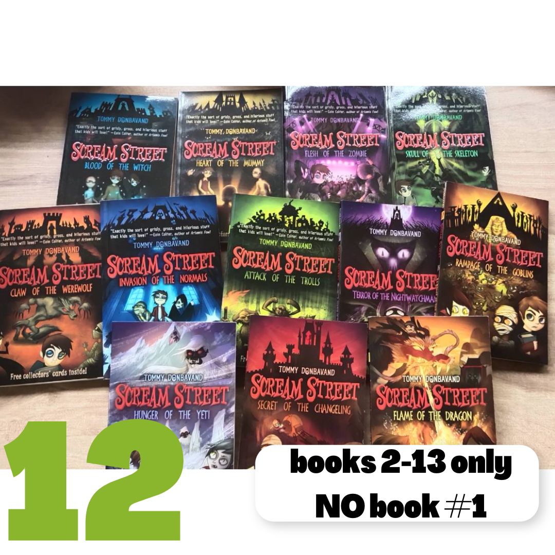 Scream Street 12 Books Collection Tommy Donbavand (2-13)