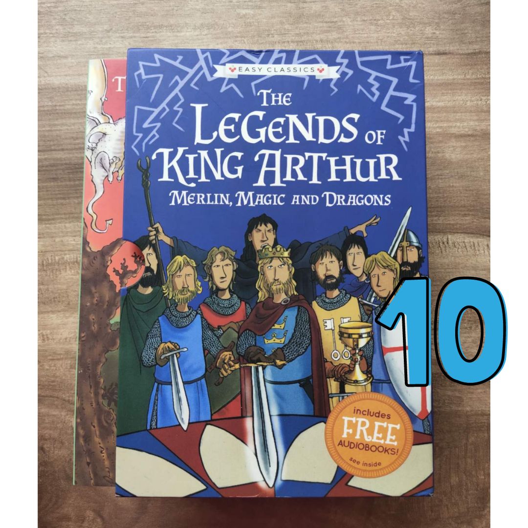 The Legends of King Arthur (10 books) box set brand new softcove
