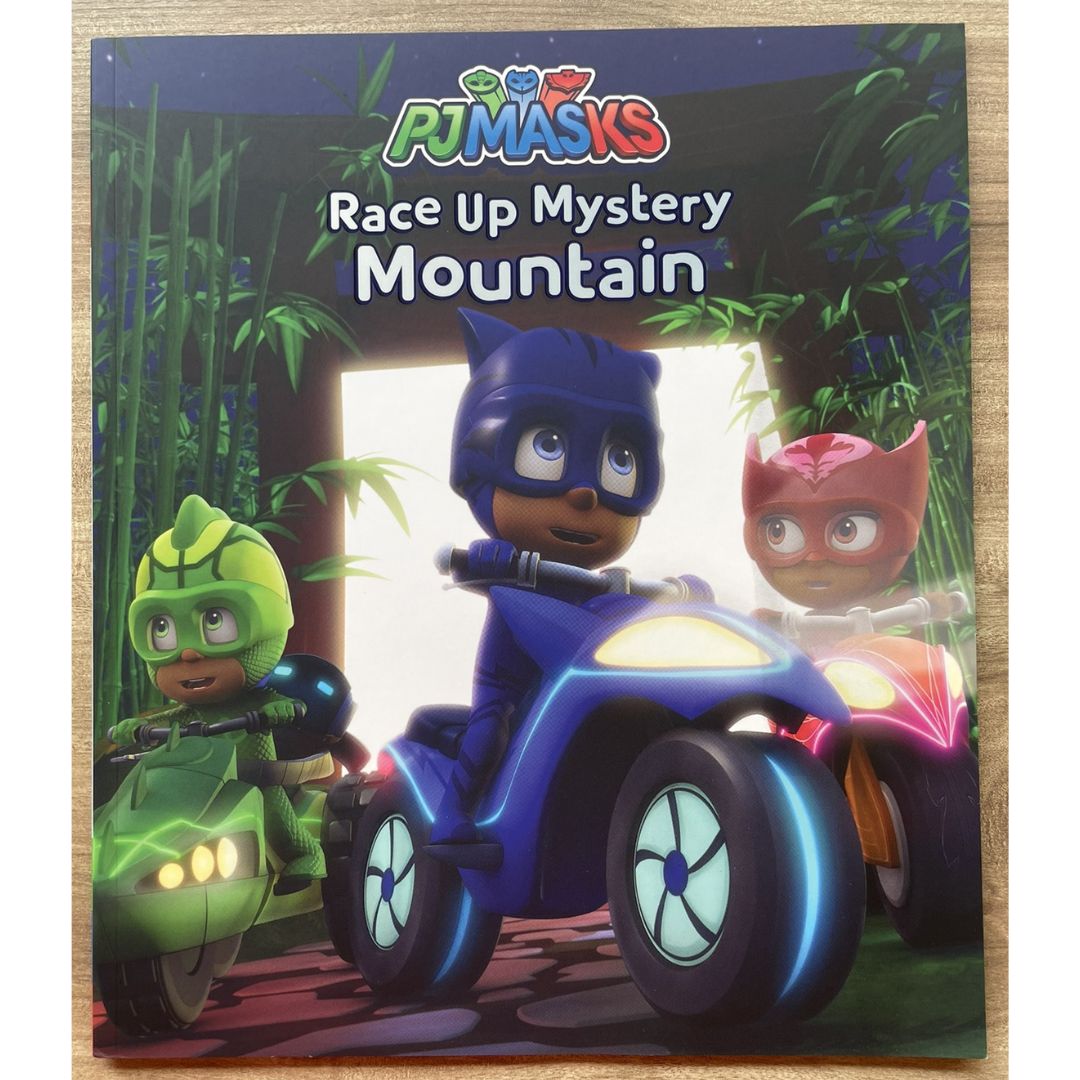 PJ Masks Picture Flat - Race Up Mystery Mountain (brand new softcover)