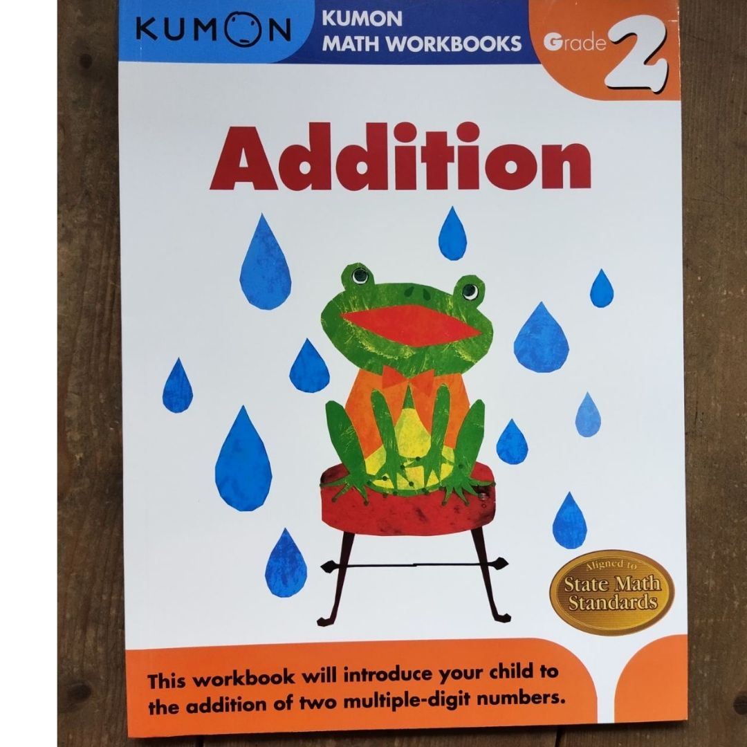Kumon Math Workbooks for Grade 2 (2 books) Addition and Subtraction