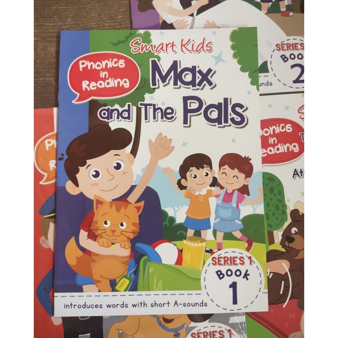 PHONICS IN READING (5 books) Max and Pals (story + workbook)