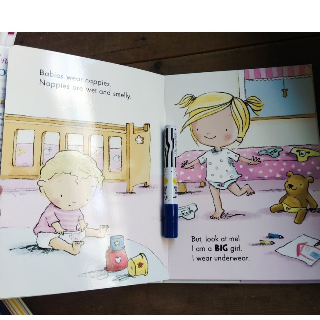 Toilet Time: A Training Kit for GIRLS (Ready to Go!) Board book