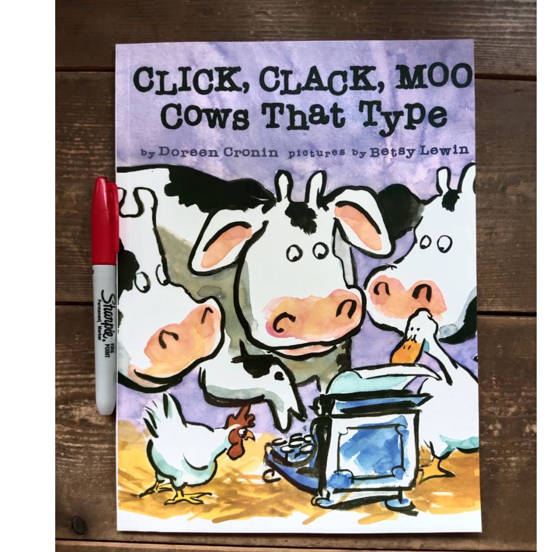Click, Clack, Moo: Cows That Type (softcover) by Doreen Cronin, Betsy Lewin