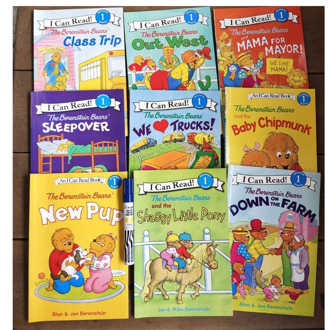 Berenstain Bears I CAN READ set (25 books) no box