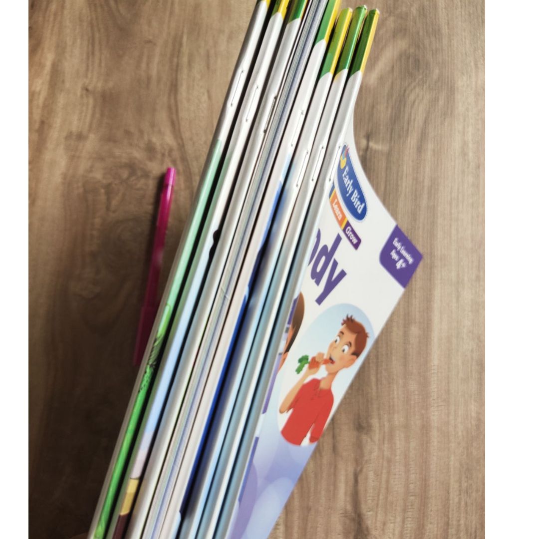 EVAN MOOR EARLY BIRD workbooks (8 books) - Read Learn Grow