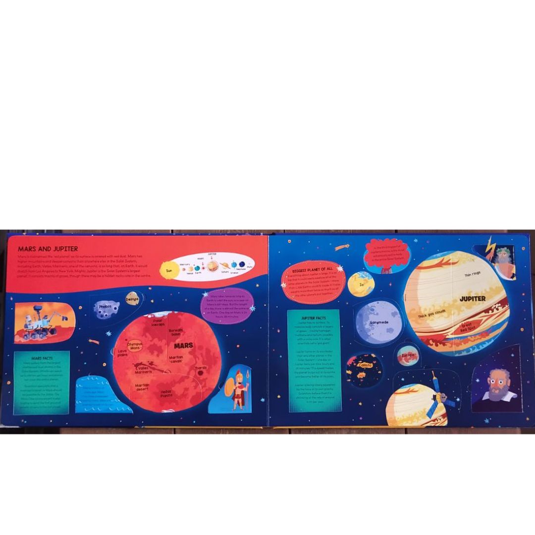The Solar System: A Lift-the-Flap Book Board book
