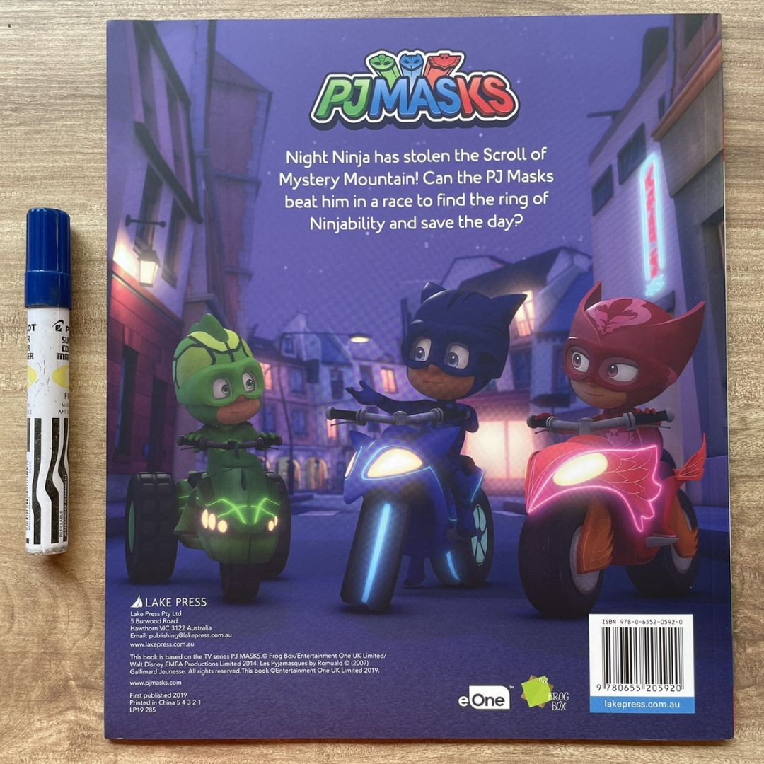 PJ Masks Picture Flat - Race Up Mystery Mountain (brand new softcover)