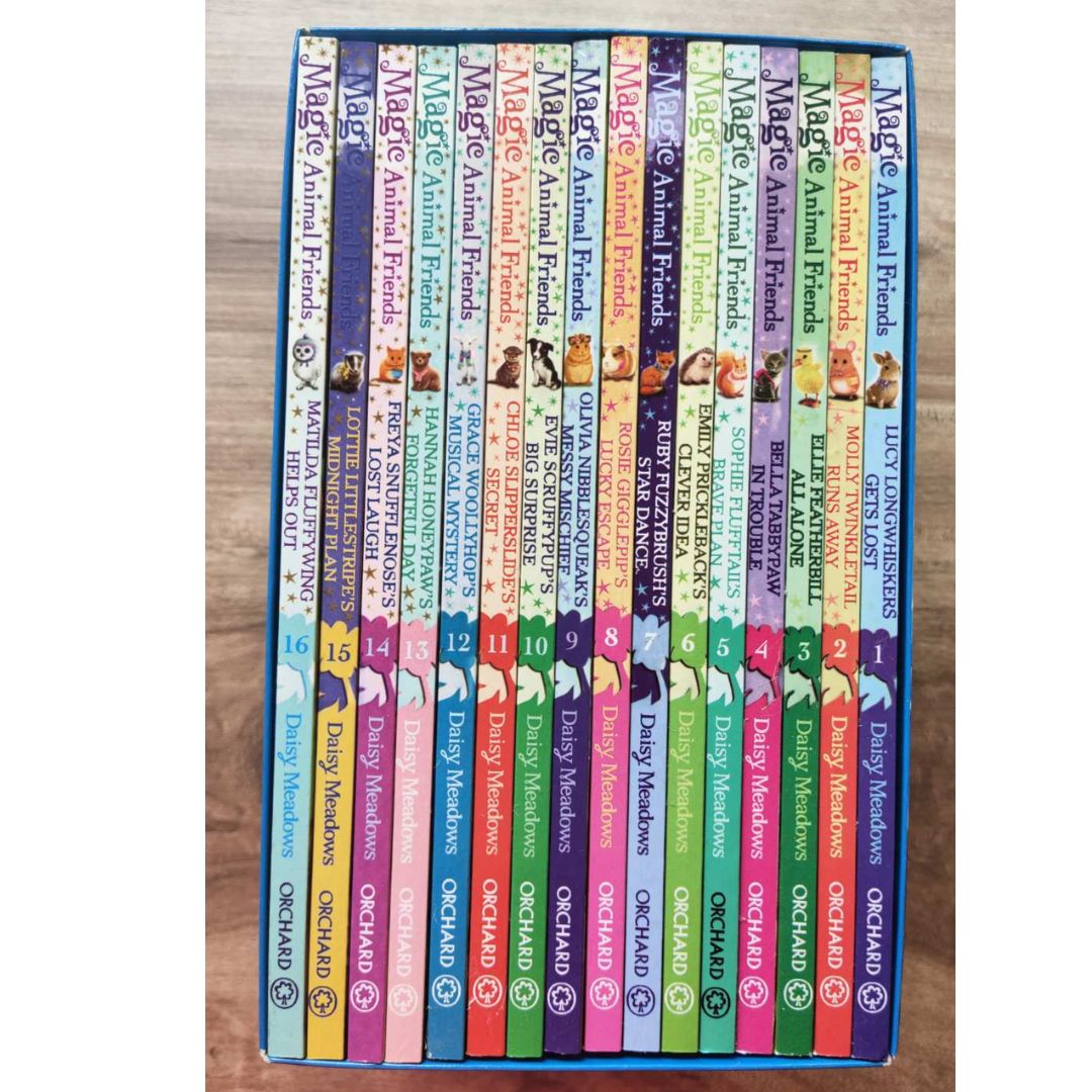 Magic Animal Friends Enchanted Animals Collection 16 Books Box Set by Daisy Meadows, brand new softcover, box set (16)