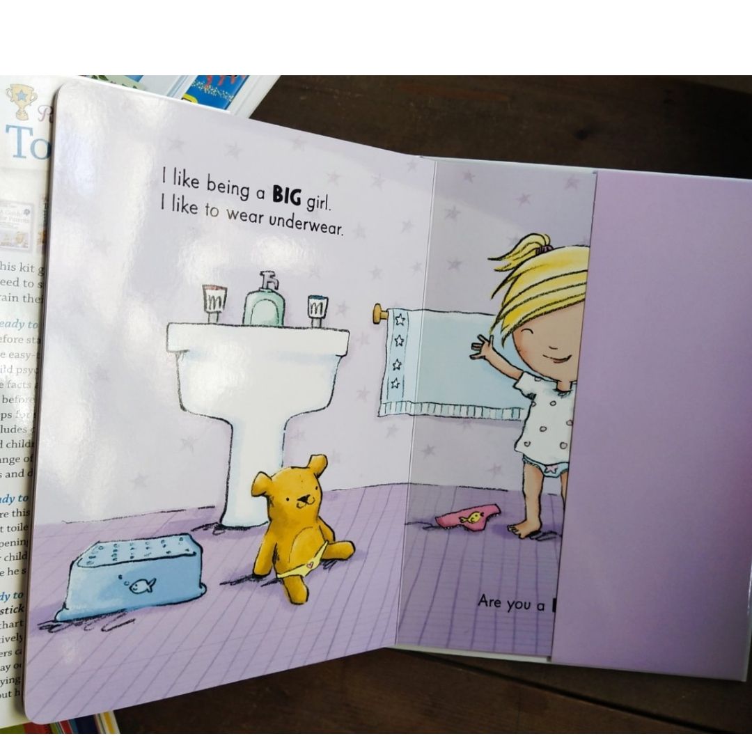 Toilet Time: A Training Kit for GIRLS (Ready to Go!) Board book