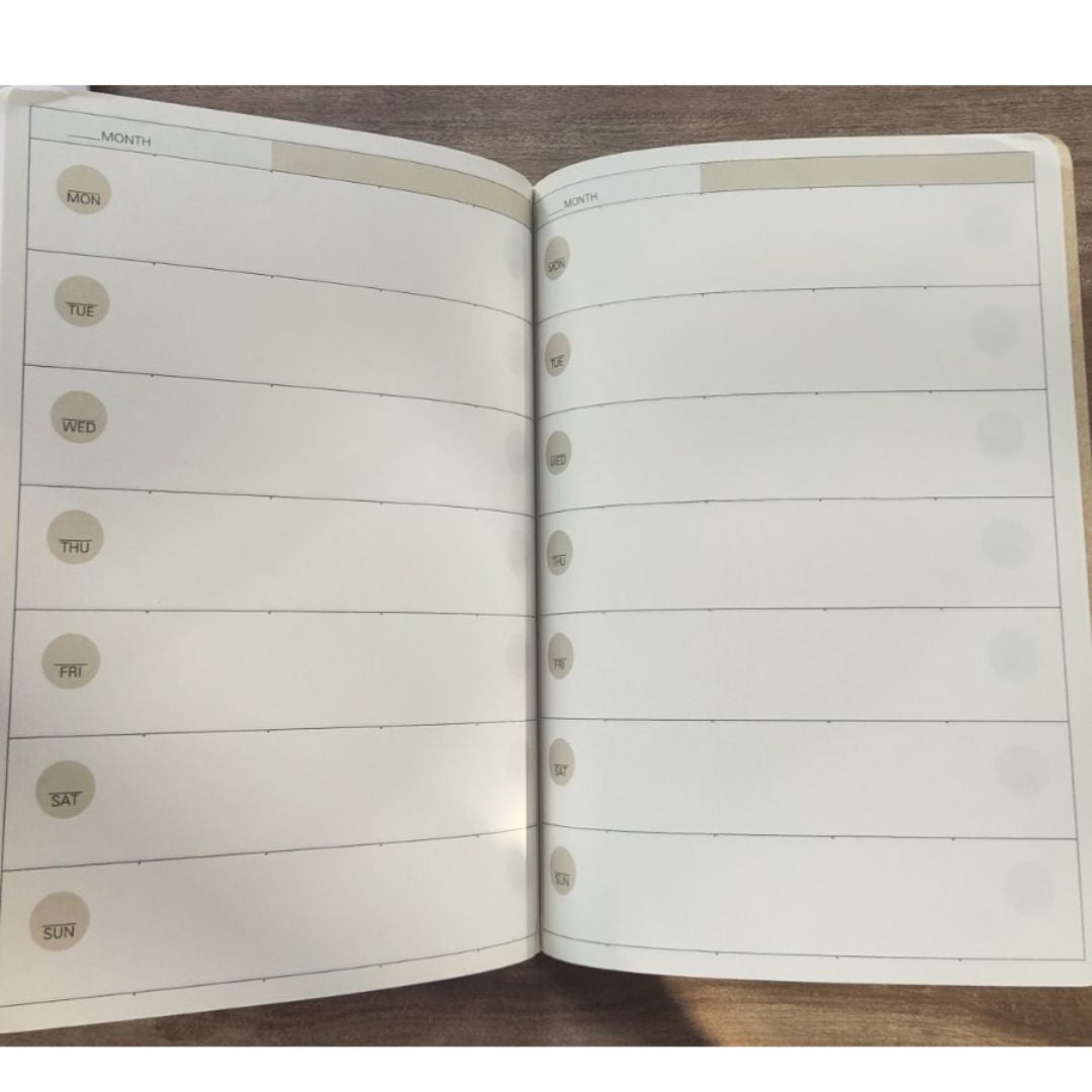 Weekly and Monthly Planner (B5)