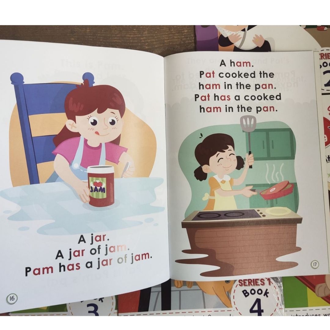 PHONICS IN READING (5 books) Max and Pals (story + workbook)