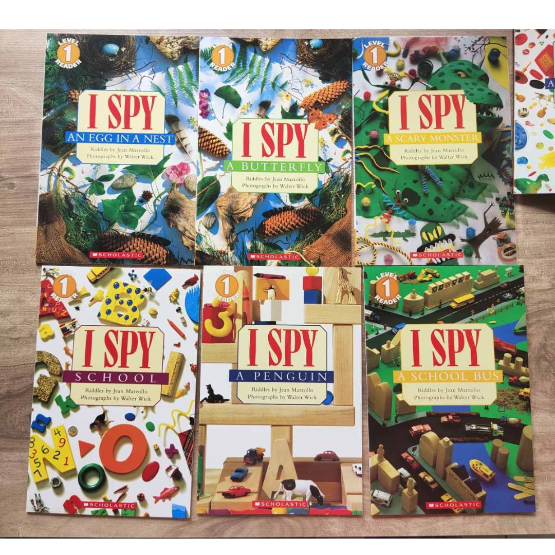 I Spy Reading Collection (13 books) for beginner readers, box set