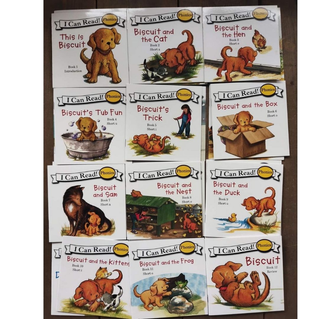Biscuit I Can Read Phonics (24 books) Mini books, 5 by 5 inches, NO BOX