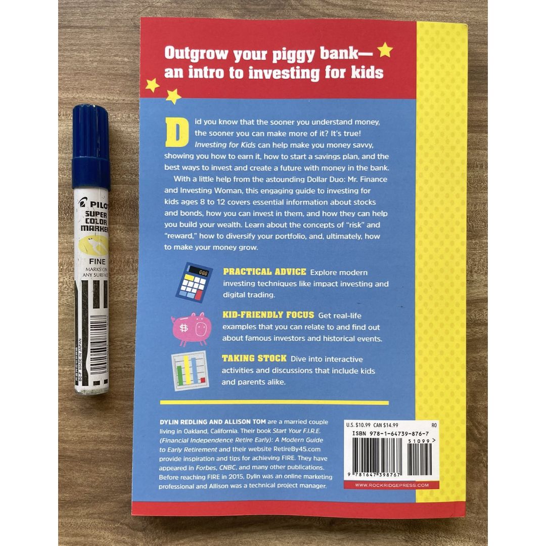 Investing for Kids (brand new softcover) w/ SLIGHT DENTS
