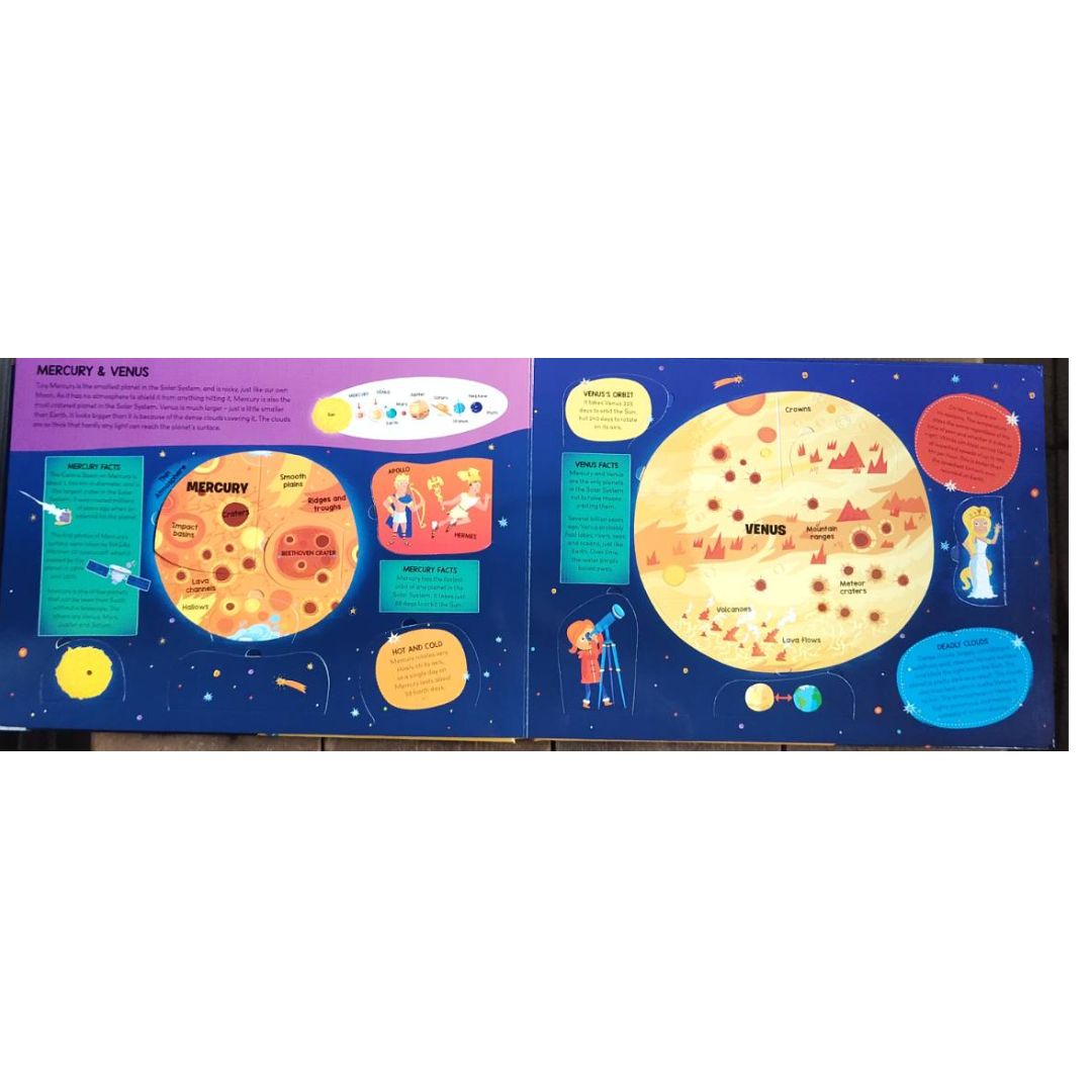 The Solar System: A Lift-the-Flap Book Board book