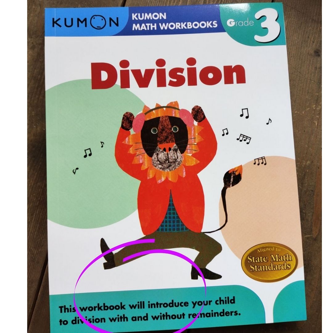 Kumon Math Workbooks for Grade 3 (3 books) Division/ Additional and Subtraction / Multiplication