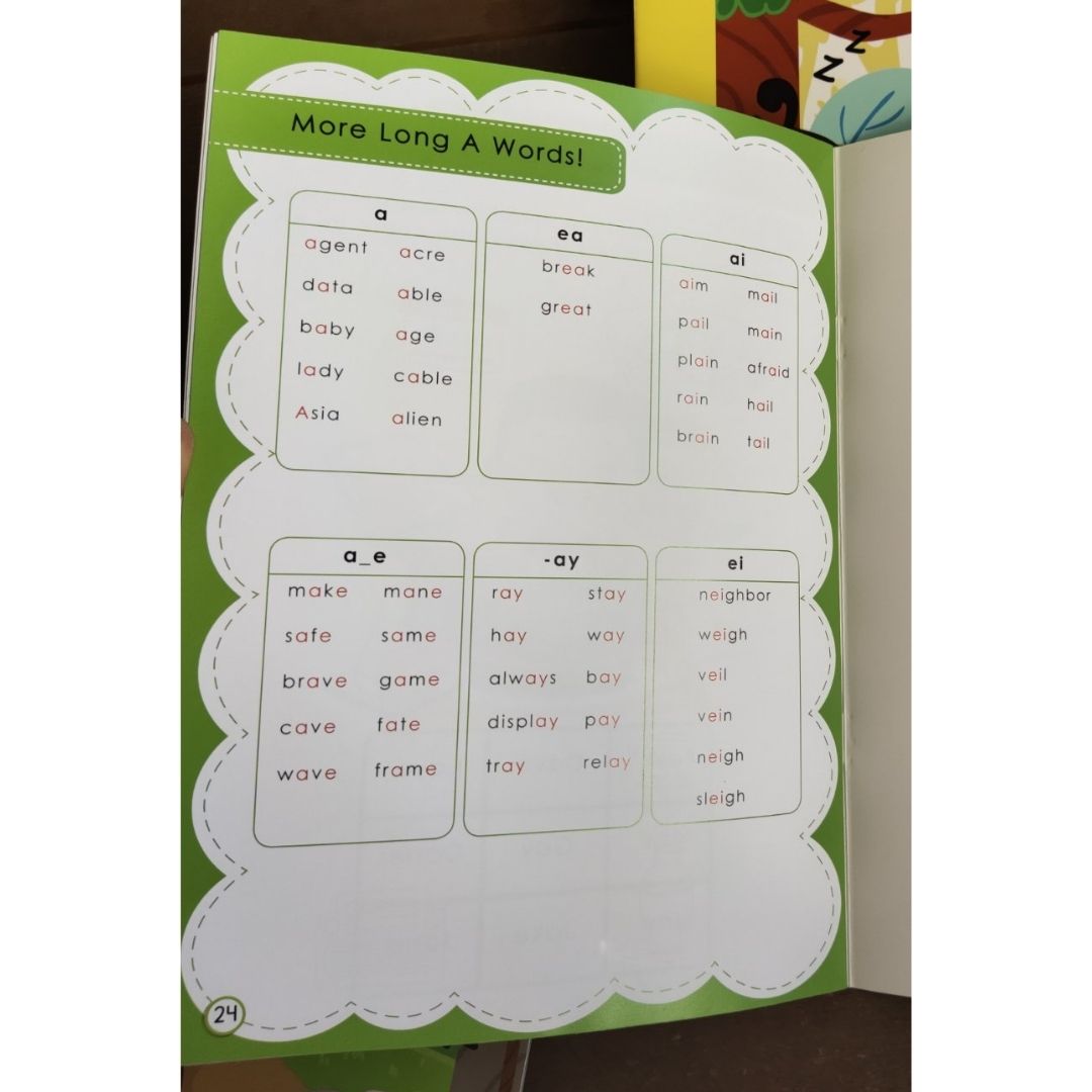 PHONICS IN READING (5 books) Max and Pals (story + workbook) LONG VOWELS