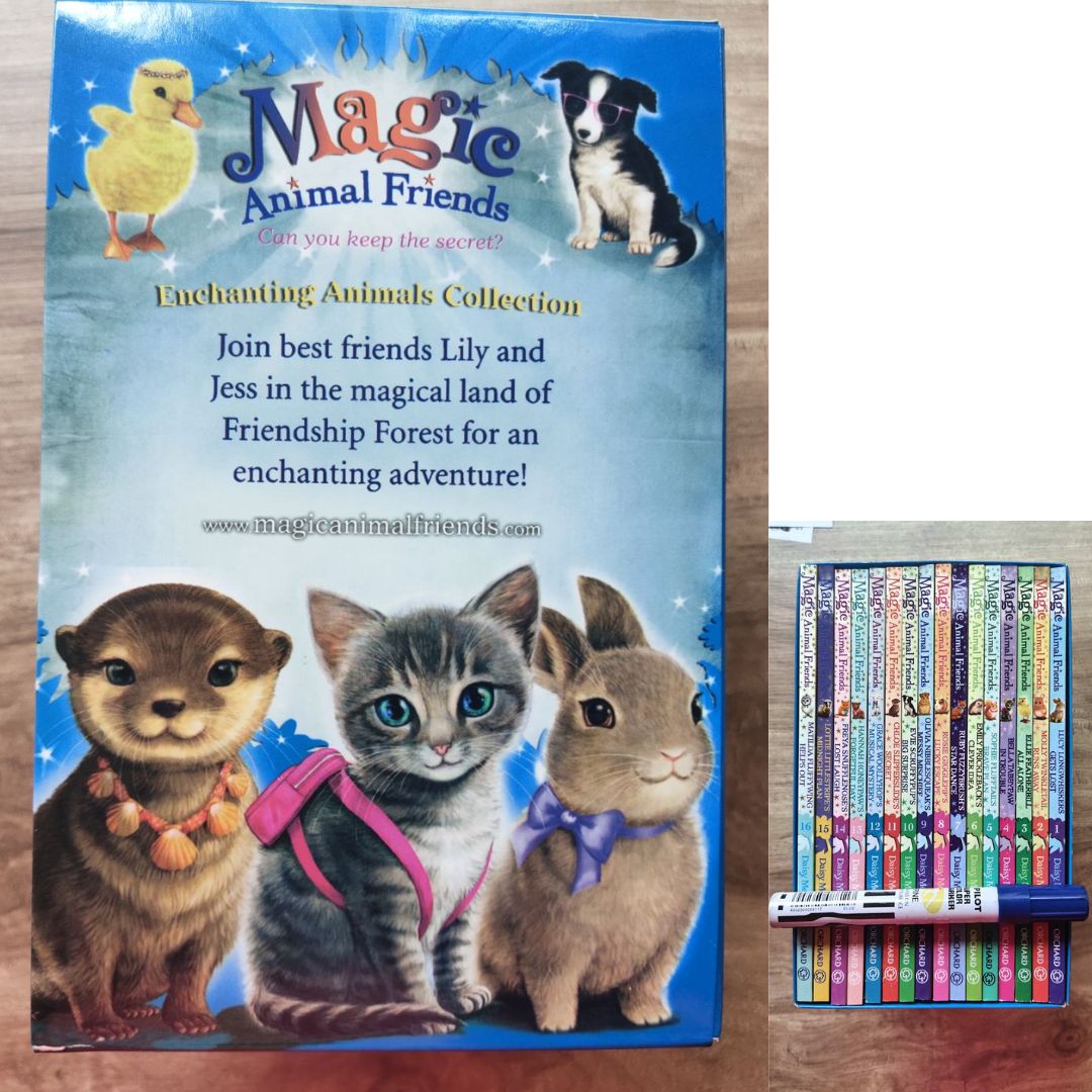 Magic Animal Friends Enchanted Animals Collection 16 Books Box Set by Daisy Meadows, brand new softcover, box set (16)