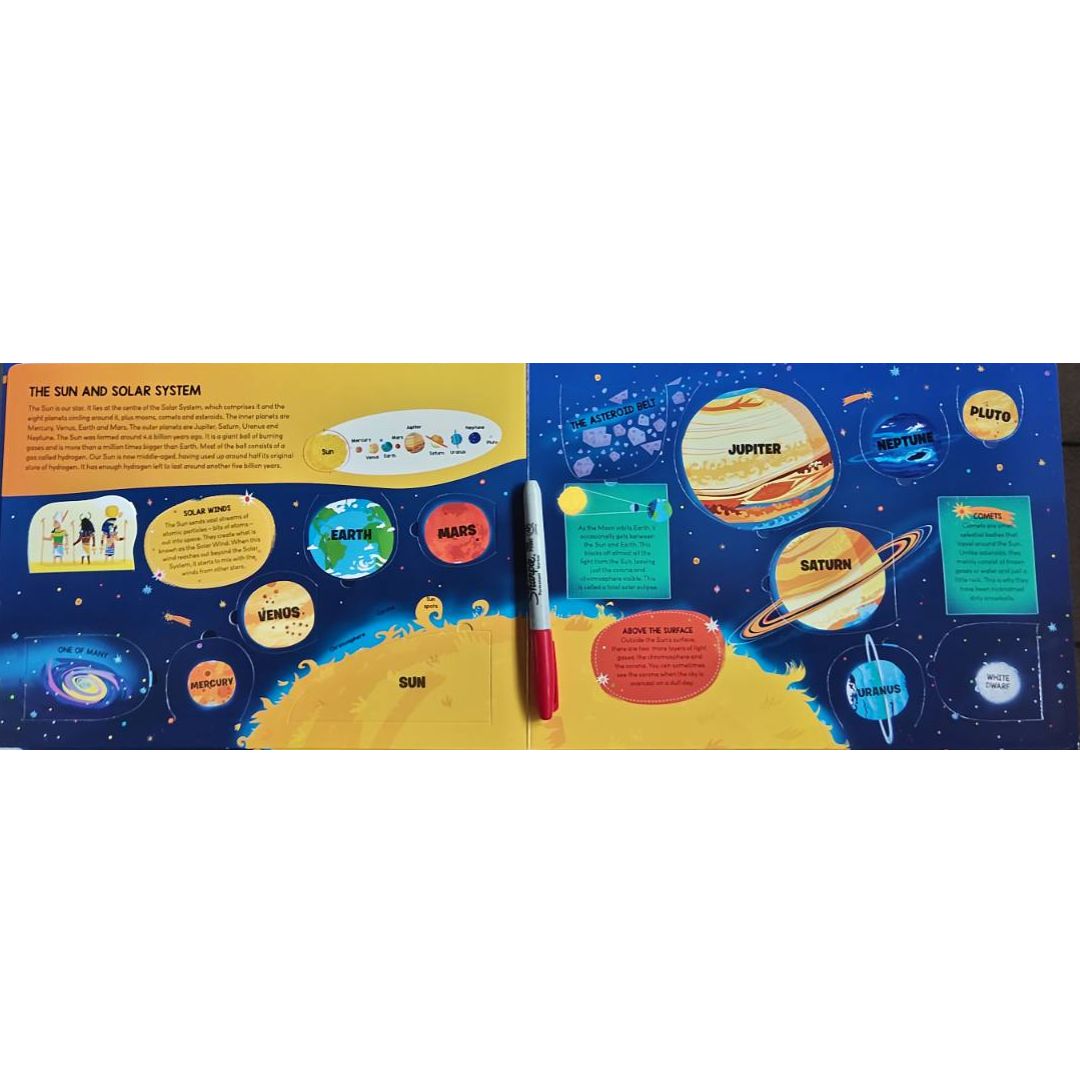 The Solar System: A Lift-the-Flap Book Board book