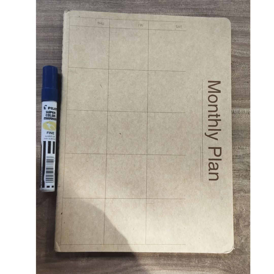 Weekly and Monthly Planner (B5)