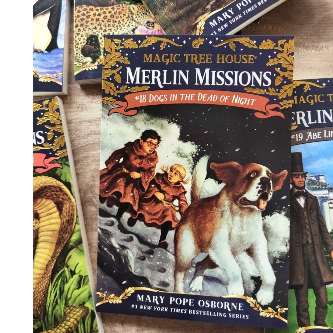 Magic Tree House Merlin Missions #1-27 Boxed Set / Brand new softcovers (BOX with TEARS)