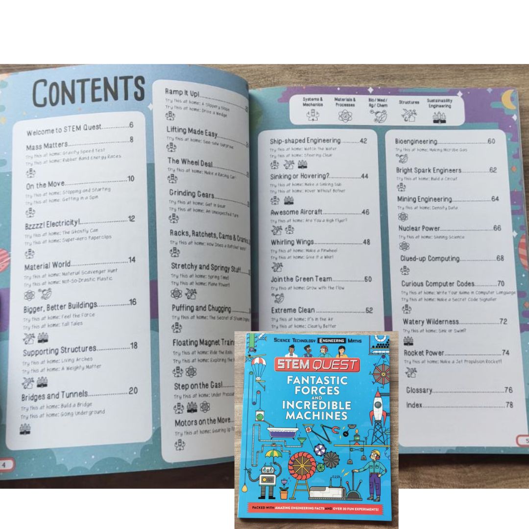 STEM QUEST 4 books