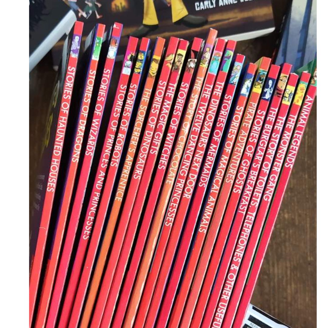 Usborne My Third Reading Collection 40 books (YELLOW BOX) - BOX with SLIGHT DENTS. brand new