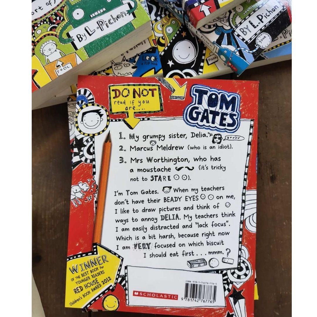 Tom Gates Series # 1 to 10 (10 books) (Brilliant World of Tom Gates) softcover, no box