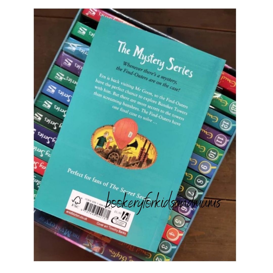 Enid Blyton THE MYSTERY SERIES (15 books) box set, BOX with SLIGHT DENTS