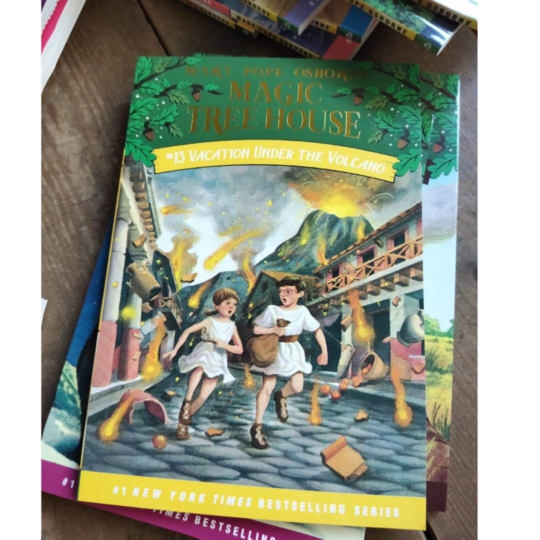 Magic Tree House: A Library Of Books 40 BOOKS Box Set (39 chapter books + 1 workbook) BOX with SLIGHT TEAR and DENTS