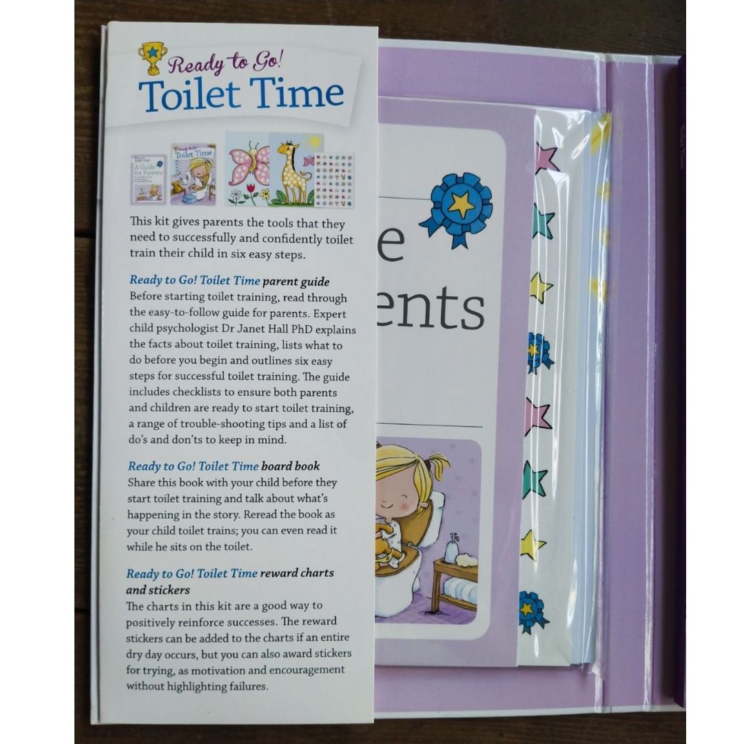 Toilet Time: A Training Kit for GIRLS (Ready to Go!) Board book