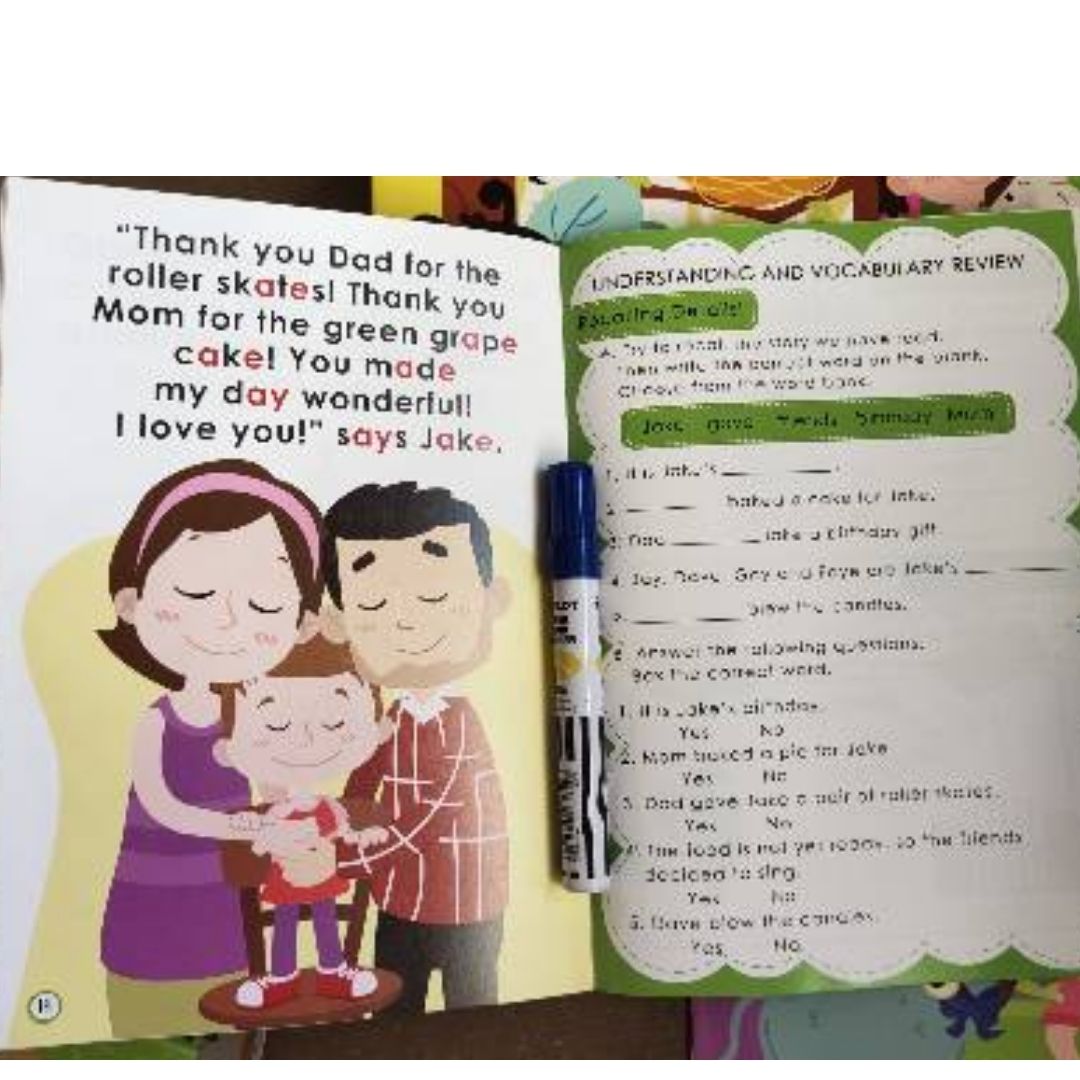 PHONICS IN READING (5 books) Max and Pals (story + workbook) LONG VOWELS