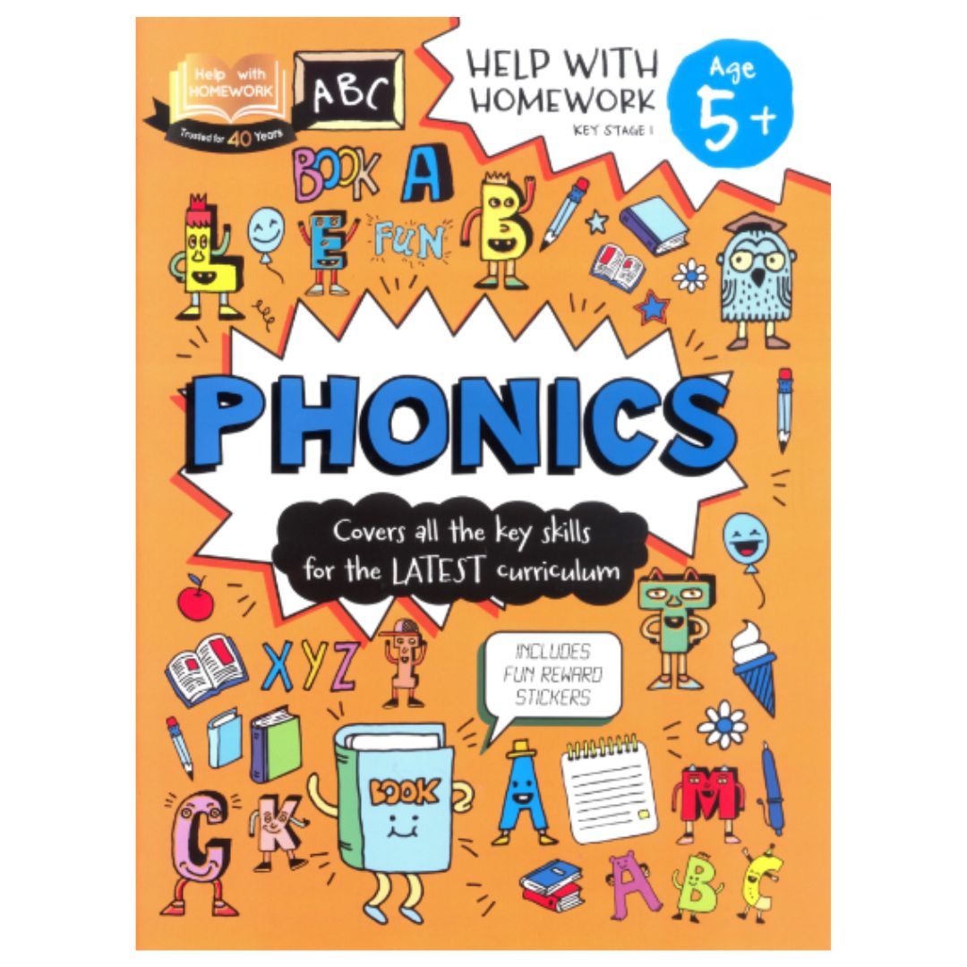 Help with Homework for Age 5+ (PHONICS) brand new softcover