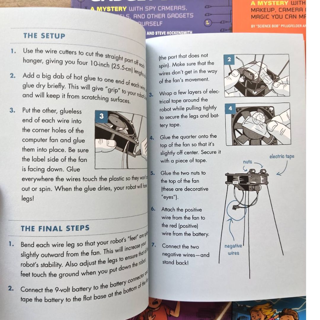 Nick and Tesla's Robot Army Rampage: A Mystery with Hoverbots, Bristle Bots, and Other Robots You Can Build Yourself (6 BOOKS)