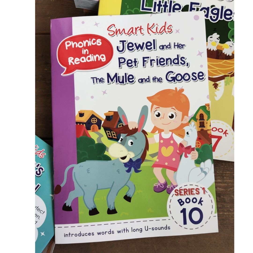 PHONICS IN READING (5 books) Max and Pals (story + workbook) LONG VOWELS