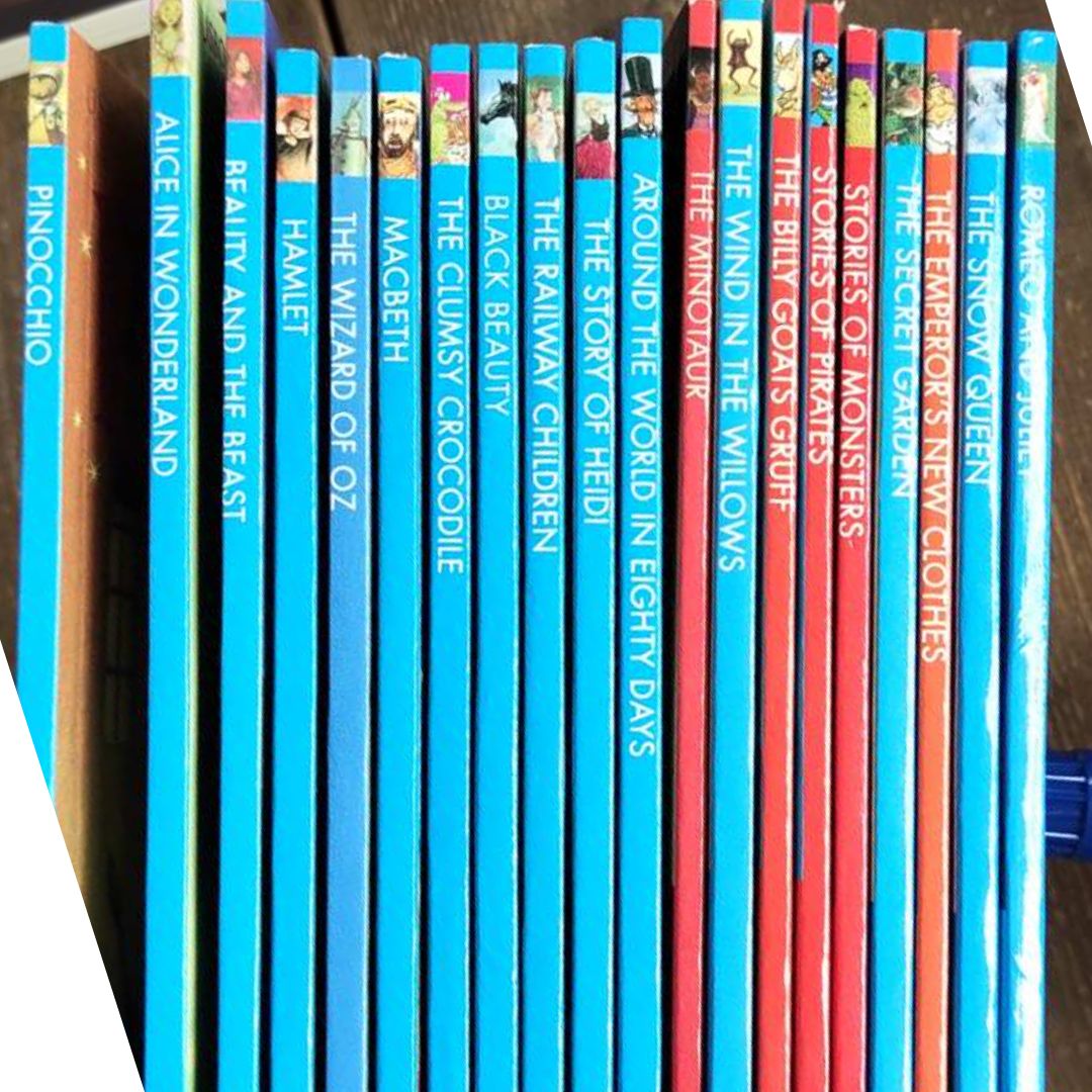 Usborne My Third Reading Collection 40 books (YELLOW BOX) - BOX with SLIGHT DENTS. brand new