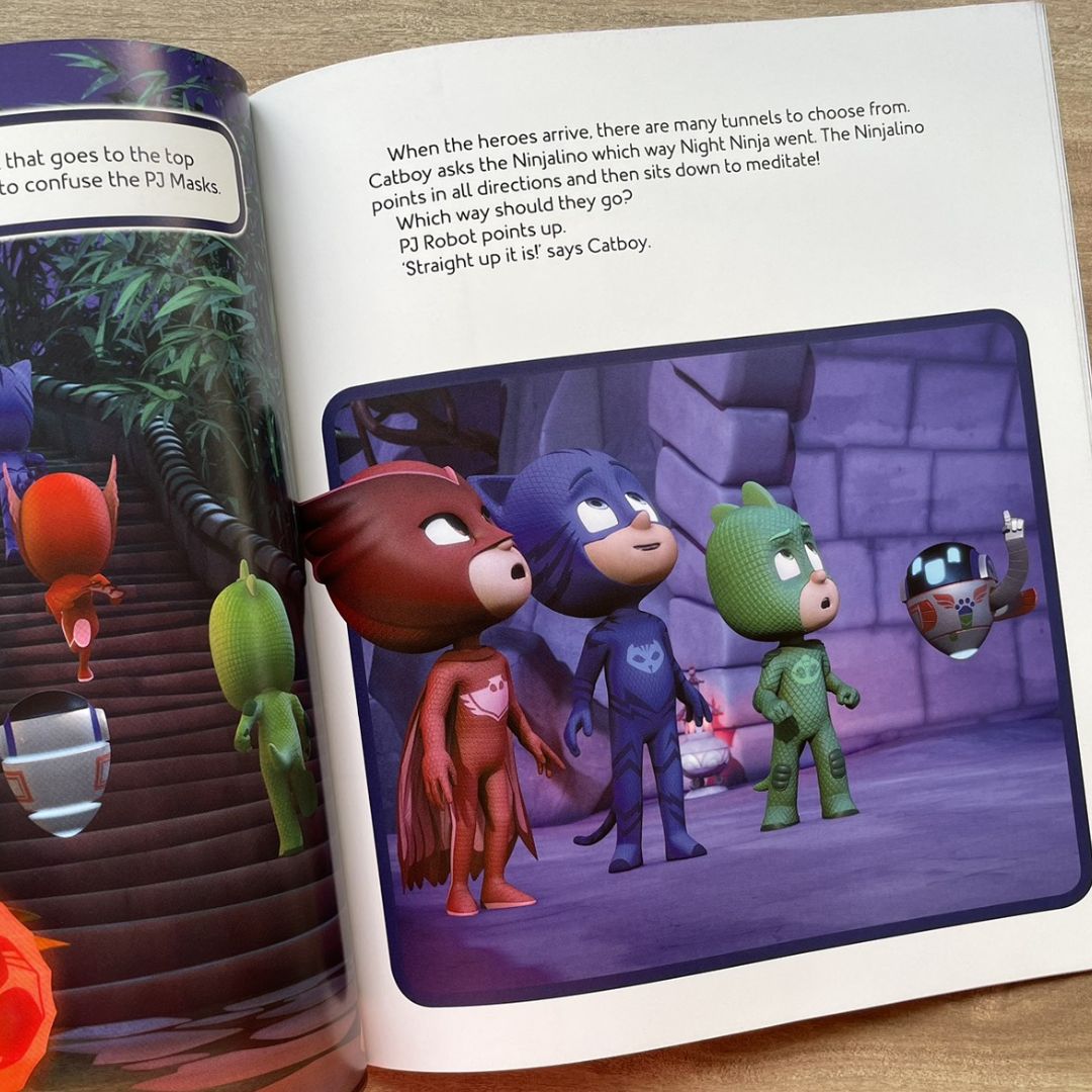 PJ Masks Picture Flat - Race Up Mystery Mountain (brand new softcover)