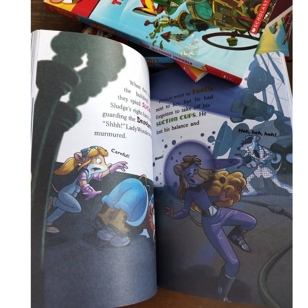 Geronimo Heromice / Hero Mice set (11 books) no box - brand new softcover