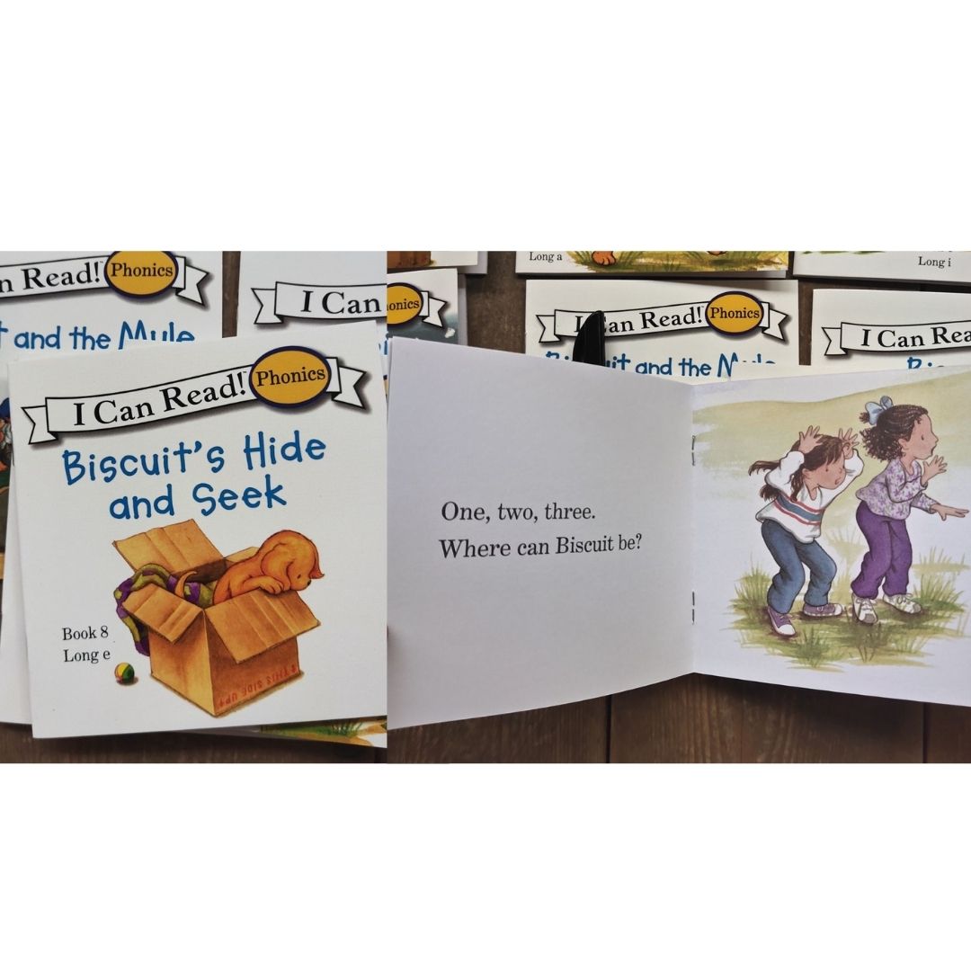 Biscuit I Can Read Phonics (24 books) Mini books, 5 by 5 inches, NO BOX