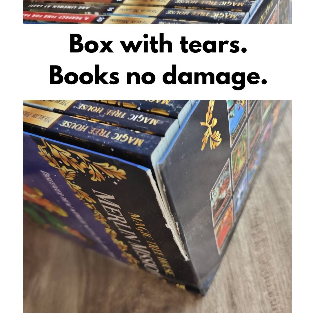 Magic Tree House Merlin Missions #1-27 Boxed Set / Brand new softcovers (BOX with TEARS)