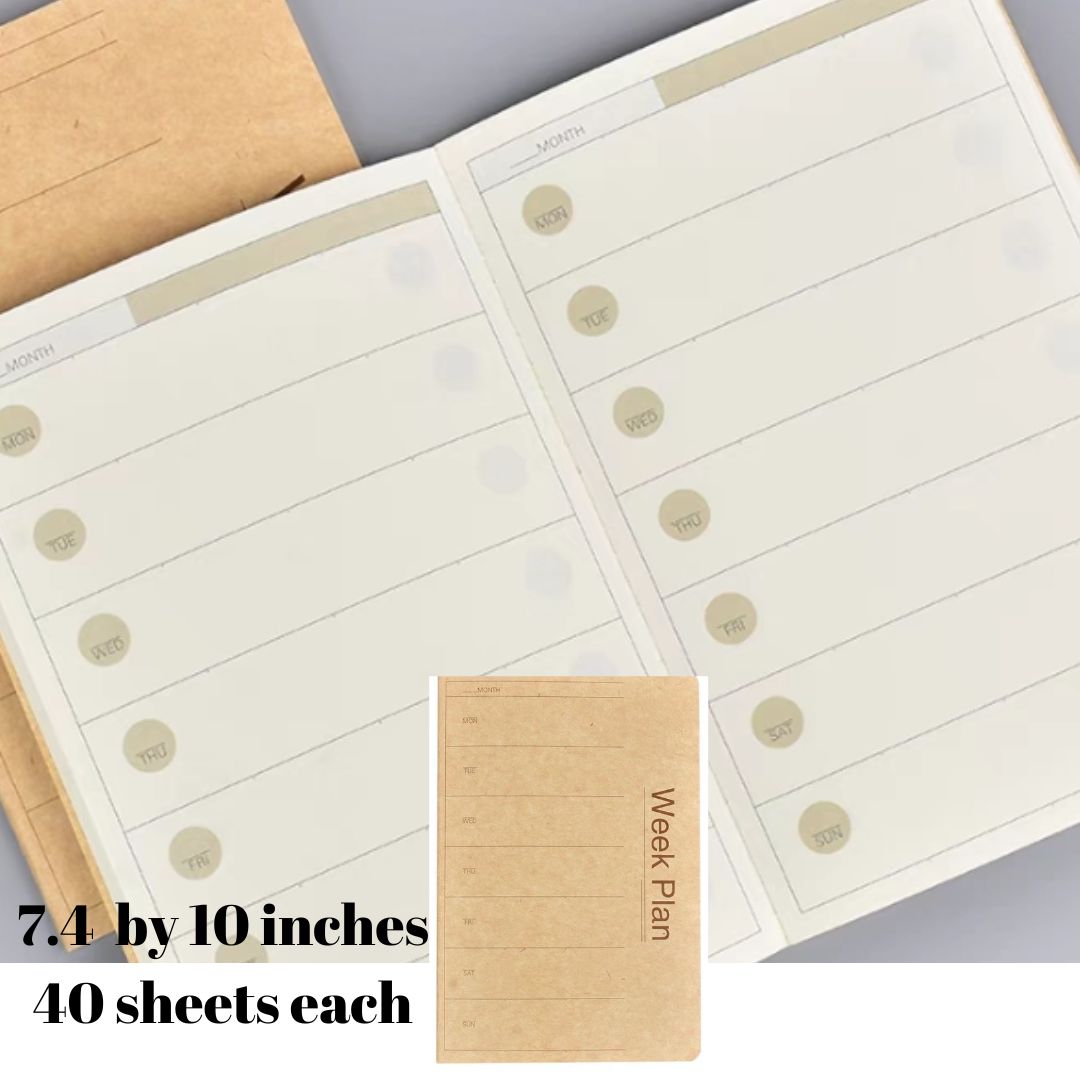 Weekly and Monthly Planner (B5)