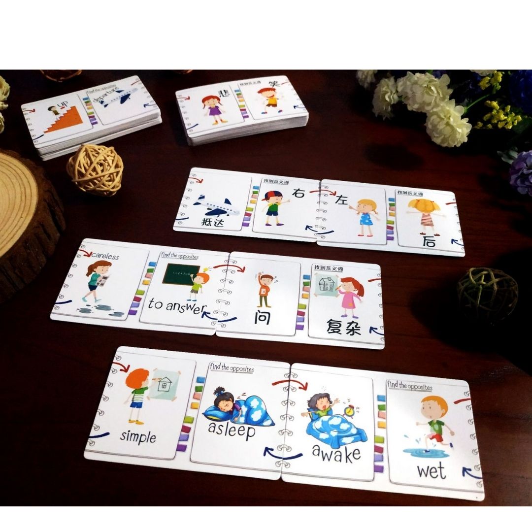 OPPOSITES (mini flashcards) 29 pcs
