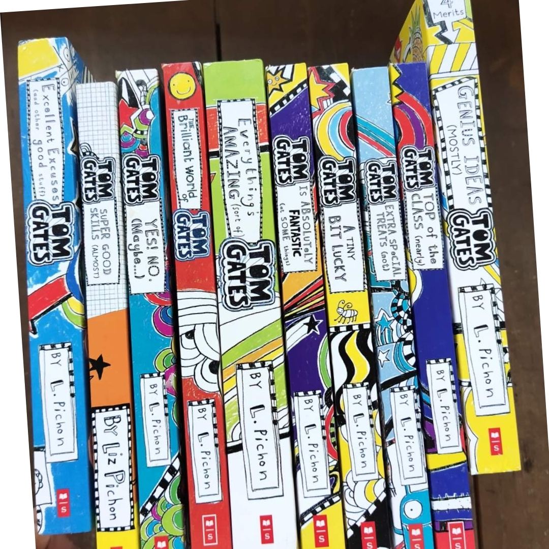 Tom Gates Series # 1 to 10 (10 books) (Brilliant World of Tom Gates) softcover, no box