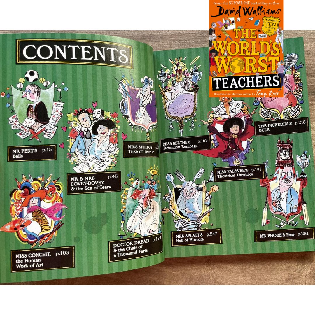 The World's Worst Parents / Pets / Teachers (3 Books) softcover, no box